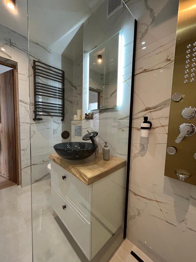 Apartament Z Widokiem Na Gdansk I Zatoke Free & Priv Parking ภายนอก รูปภาพ